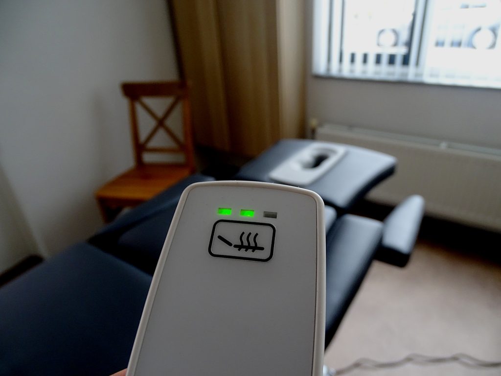 Verwarmde massagetafel